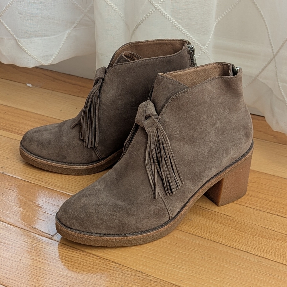 UGG Corin Suede Booties – Women’s Zip-Up Ankle Boots - SZ 8.5